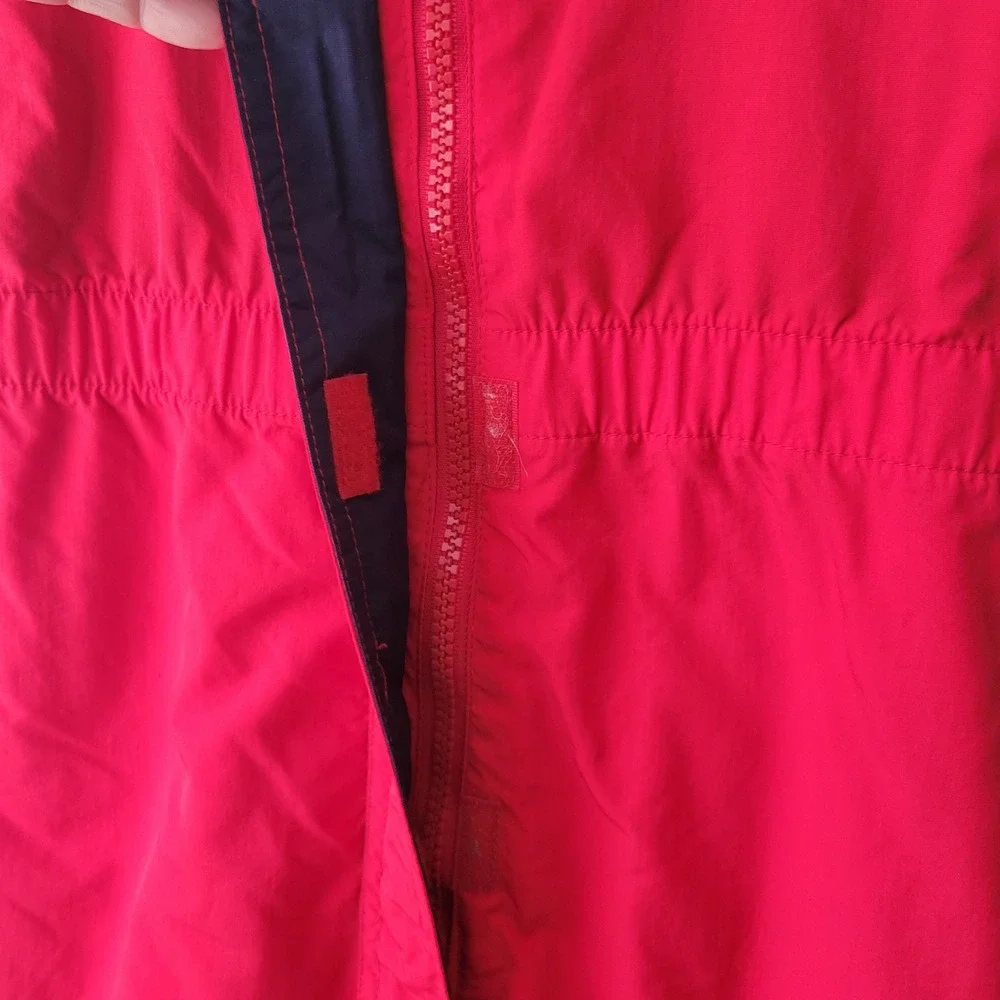 LL Bean Toddler Red Thinsulate Snow Bib Overalls Sz 4T Zip Front & Legs Boy Girl